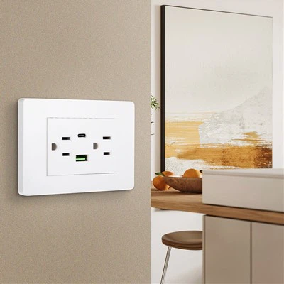 USB turi C devor rozetkasi